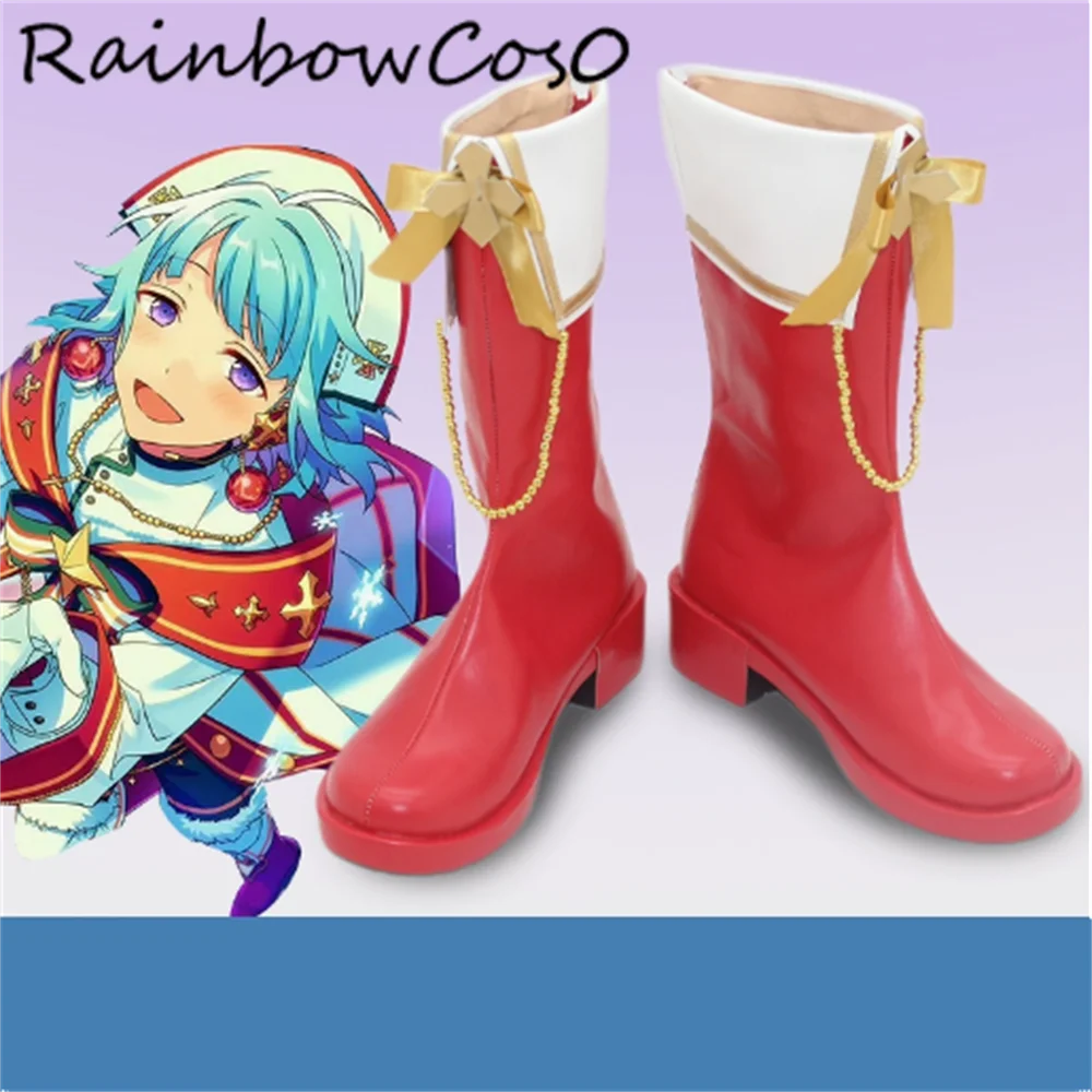 

Shino hajime Ensemble Stars Cosplay Shoes Boots Game Anime Party Halloween RainbowCos0 W4822