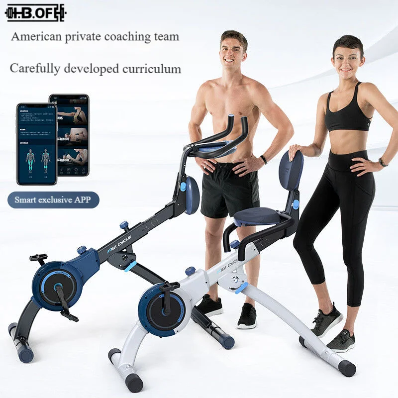 

Home Intelligent Fitness Bed With Adjustable Resistance Multiple Riding Modes Silent Bedroom, Aerobic Fitness Spinning Bike