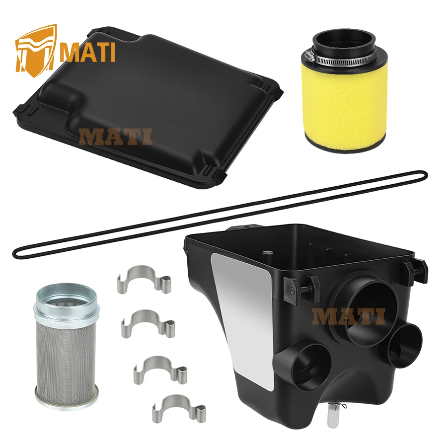 M MATI Air Filter Kit w/Air Box Case + Cover w/Seal For Honda Sportrax 300 TRX300EX/X TRX250X 17211-HC0-000
