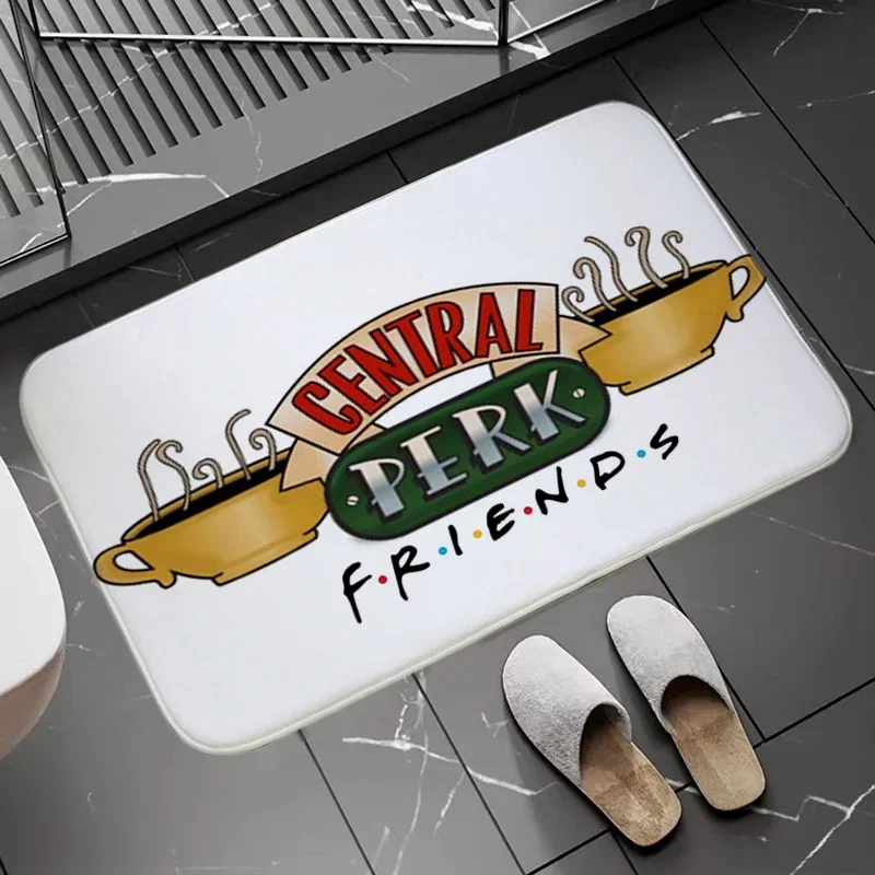 Central Perk Friends Printed Living Room Entrance Door Mat Floor Rugs Home Decor Bathroom Kitchen Carpet Bath Absorbent Area Rug