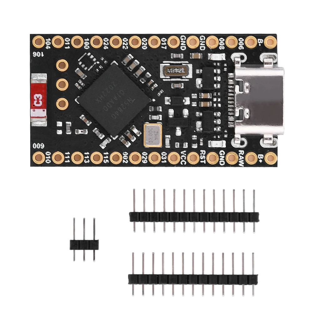 NRF52840 Development Board Compatible With Nice!Nano V2.0 Bluetooth Charging Management Pro Micro NRF52840