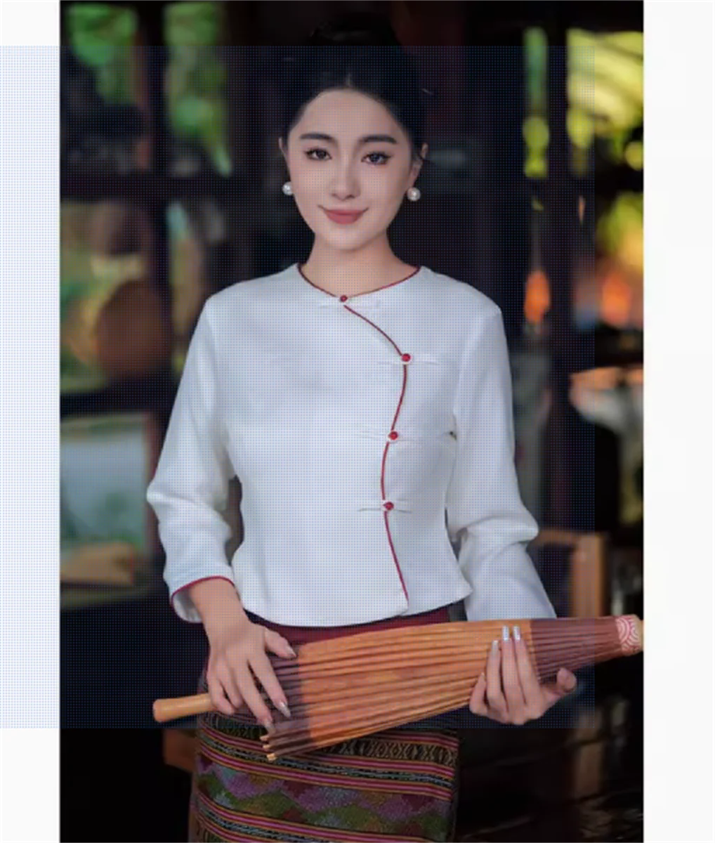 Xishuangbanna Dai ethnic group's spring and summer new style women's clothing temperament women's half skirt