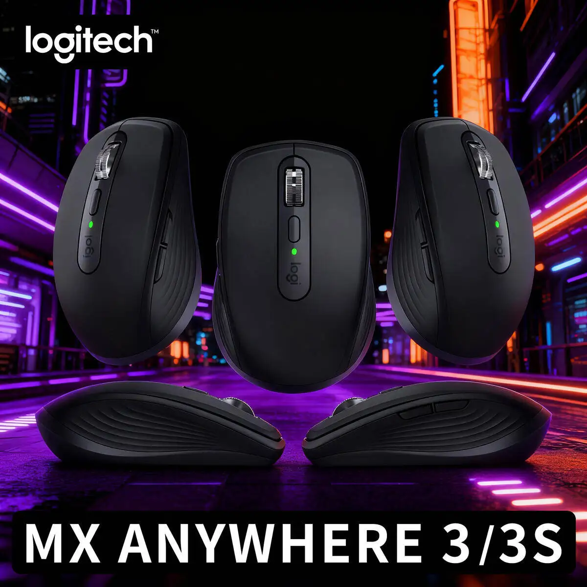

Logitech MX Anywhere 3S Portable Bluetooth Mouse 7 Programmable Buttons for Business Office Gaming