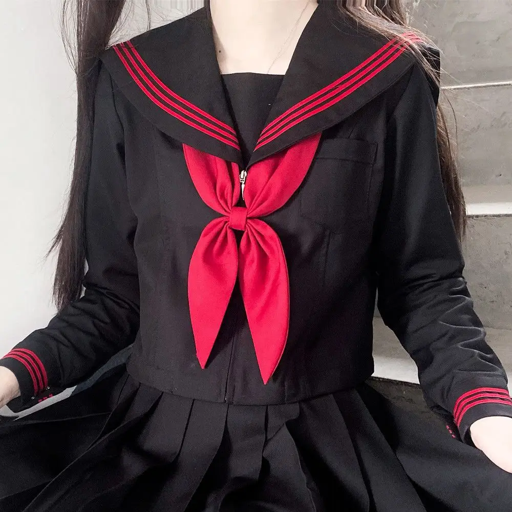 لعبة الرعب MiSide كوسبلاي ميتا أزياء تنكرية لمدرسة ميتا JK زي أسود إلكتروني امرأة شبح لحفلة الهالوين