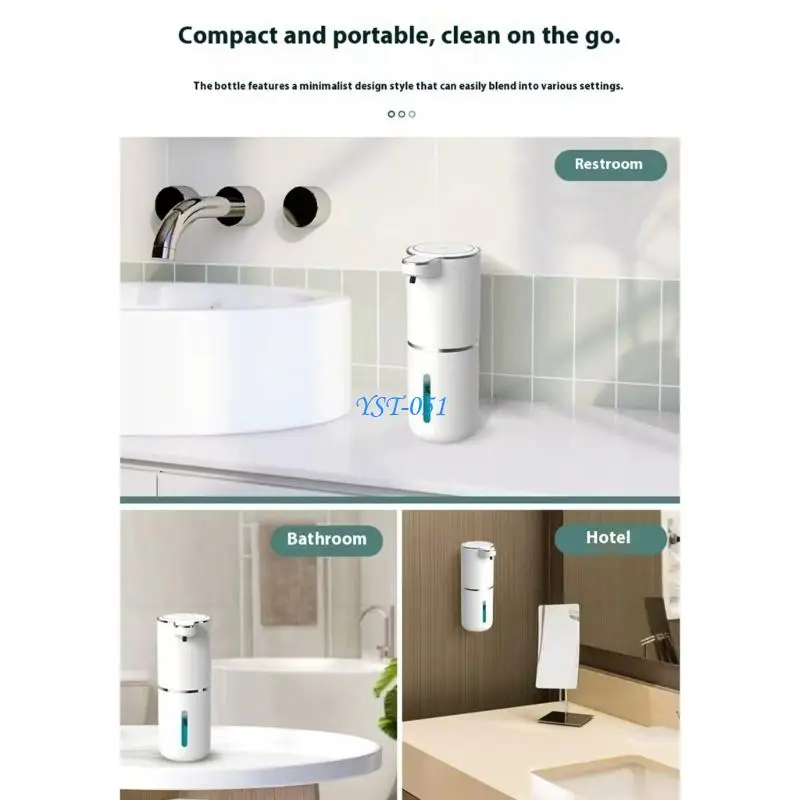 

E15A Столешницы, 380 мл, дозатор мыла, автоматическая индукционная пенная ручная мойка, бесконтактный дозатор пенного мыла, в