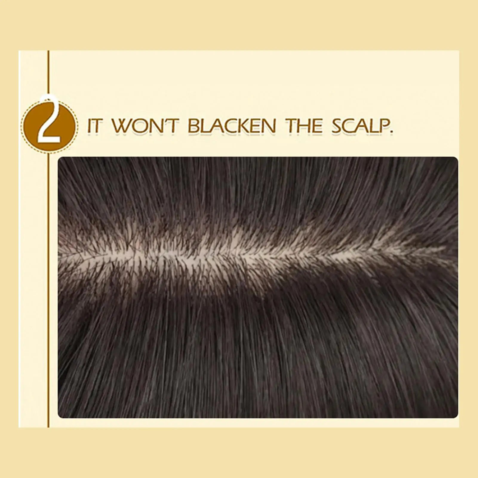 Unisex Hair Dye Shampoo with Hair Brush: Instantly Colors Hair, Provides Natural and Long-Lasting Results for All Genders