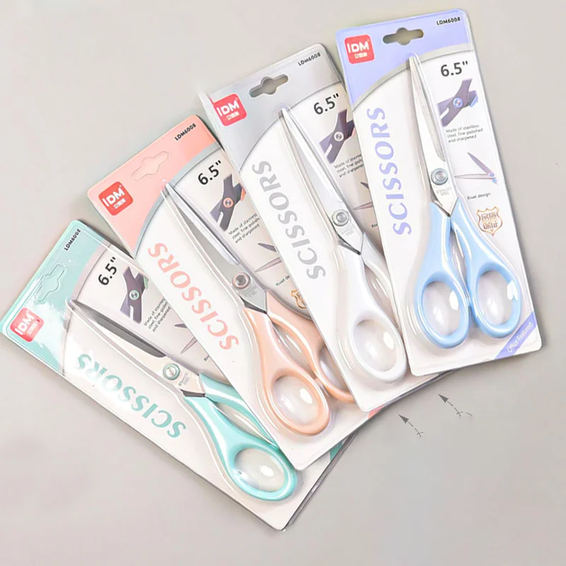 Office Paper-cut hand Stationery Scissors children Handmade Student Diy Scissors For Activities Home School large medium mall