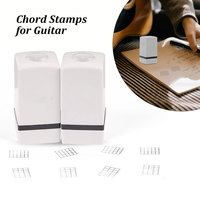 1PC Chord Stamp, Guitar Ukulele Mandolin Chord Stamp DIY Mini Stamp Fingering Stamp for Beginners and Songwriters