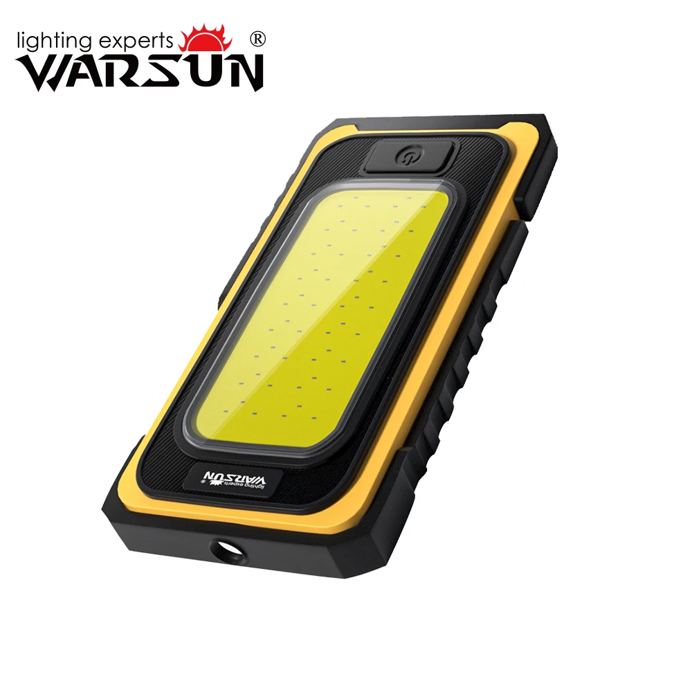 WARSUN 4000mAh 500Lm and 1000Lm ABS TPR PC Led Working Lamp Multipurpose Magnetic Absorption Solar Work Light