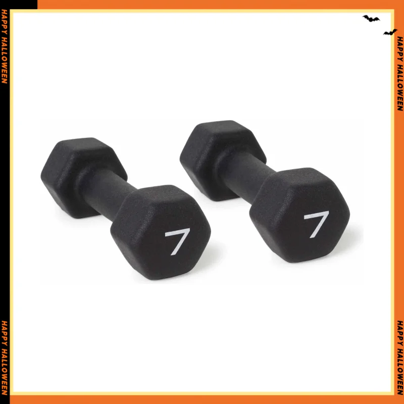 أثقال، دمبل نيوبرين أسود 7 رطل، نيوبرين، حديد زهر، زوج