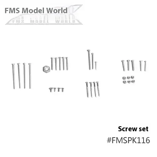 Fms 1400mm P40b Aircraft Accessories, Fuselage, Main Wings, Propellers, Propeller Covers, Landing Gear, Cabin Doors, Tires image 3