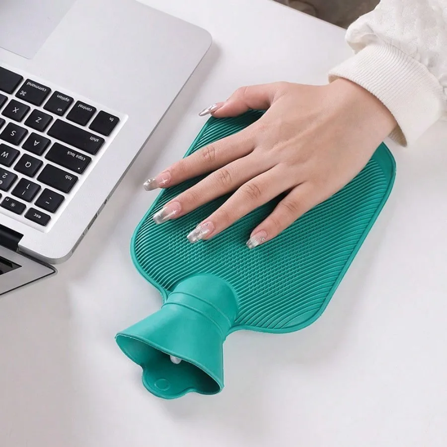 Rubber Water Injection Hot Water Bag Explosion Proof Warm Water Bag Inner Liner Winter Safety Anti Scalding Plush Warm Tool