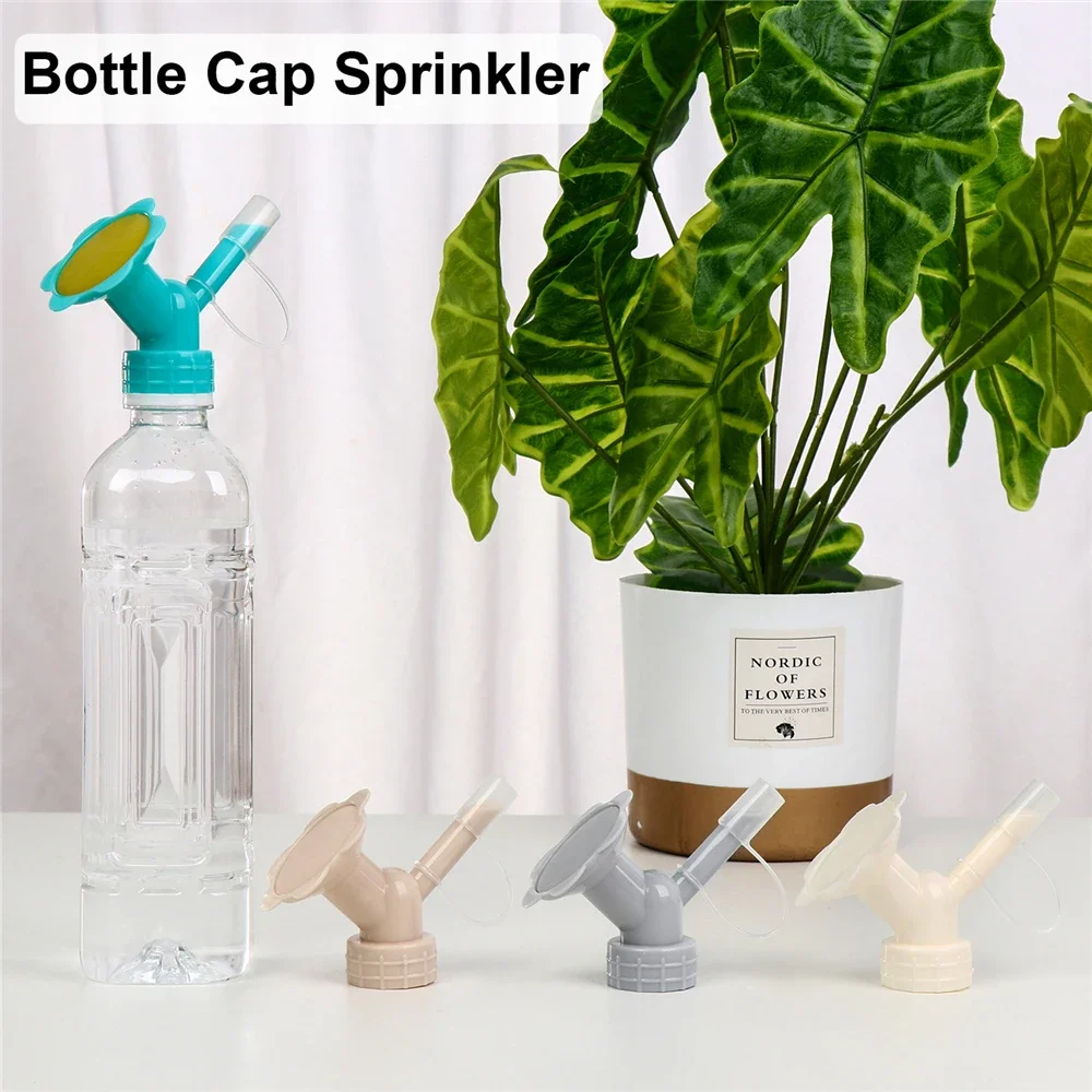 Dual Head Mini Watering Can Plastic Plant Bottle Watering Spout Small Watering Can for Indoor Plants Garden Accessories Sprinkle