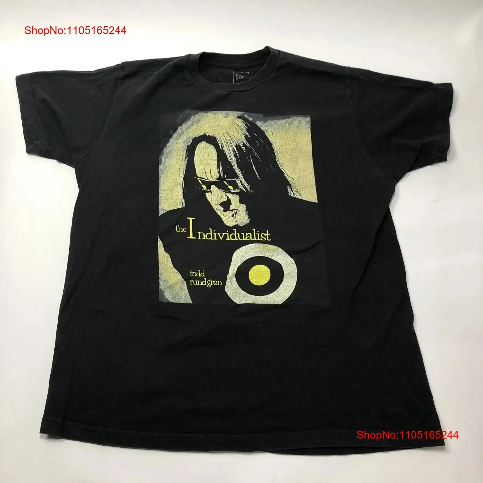 

Большая черная футболка Todd Rundgren The Individualist, размер L, редкая винтажная футболка TR i Utopia Band, слегка удобная