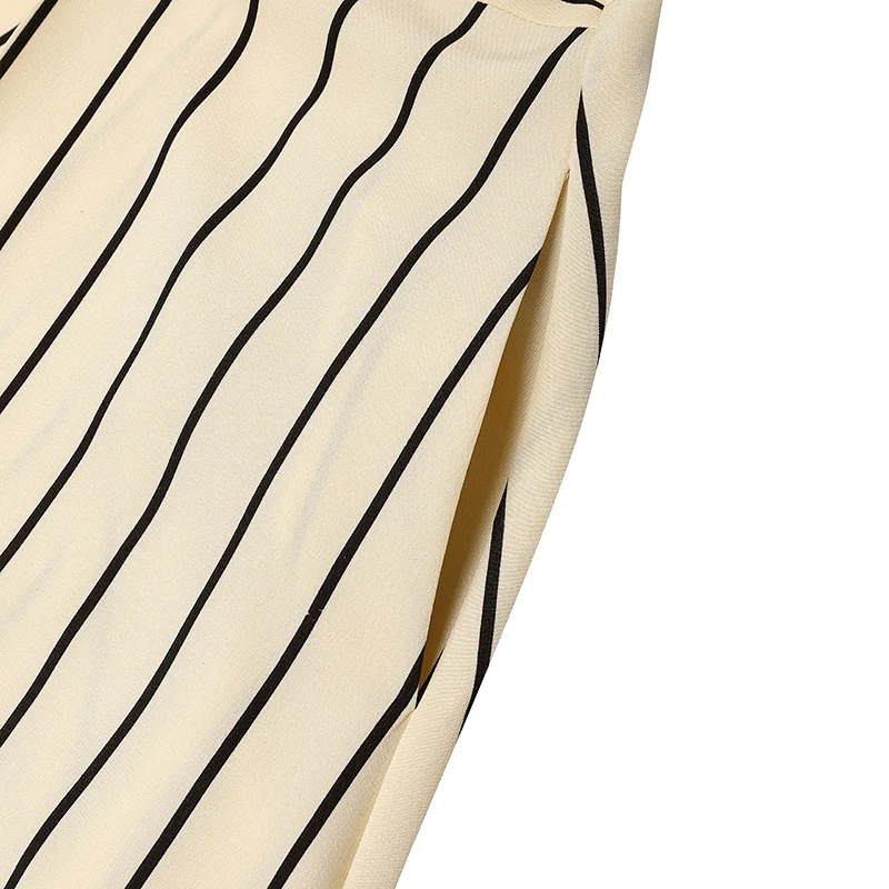 ZANZEA Stilvolles Damen-Kleid mit O-Ausschnitt und kurzen Ärmeln, gestreift, Sommerkleid, OL-Arbeitskleid, elegantes A-Linien-Midikleid mit Taille, Freizeitkleider – Detail 20