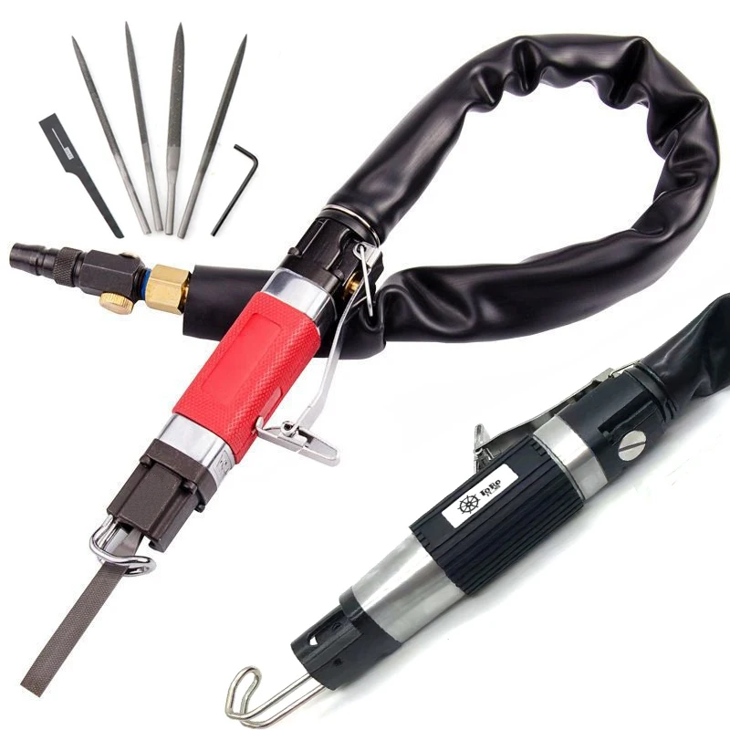 2-in-1 Reciprocating Saw and Air Files Kit Pneumatic Air File Reciprocating File Polishing Tools File Polisher Air Saw Tool
