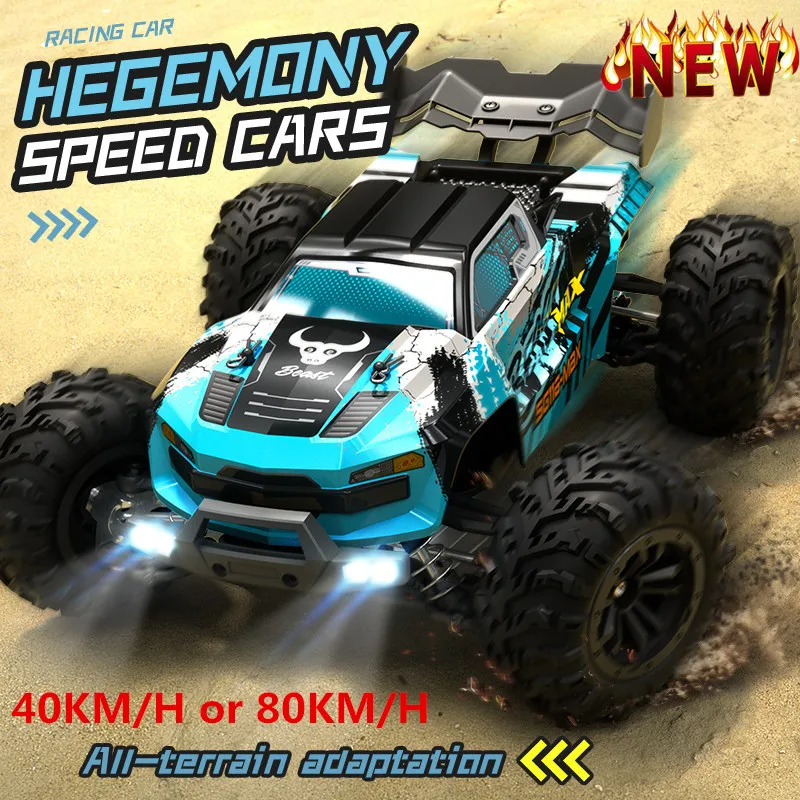 

1:16 High Speed RC Car 80KM/H or 40KM/H 4WD RC Cars toys Brushless Metal Drive Off Road Drift RC Truck for Kids Toys