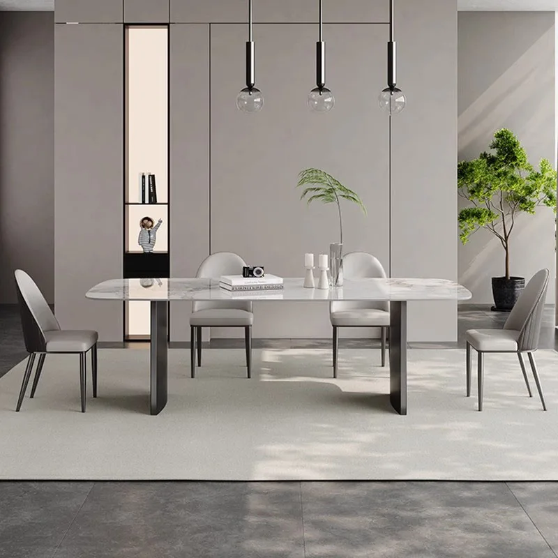 

Design Unfolding Dining Table Luxury Chairs Italy Living Dining Table 8 People Rectangle Mesa De Comedor Kitchen Furniture