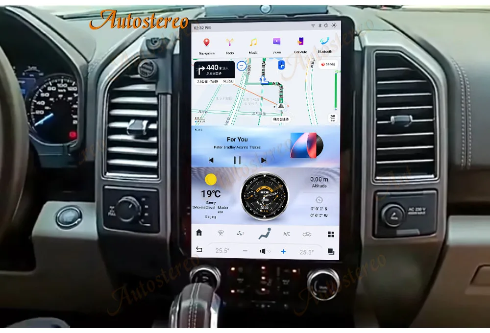 

14.4 Inch 8+128GB Android For Ford F150 F250 2015-2021 Tesla Style Car GPS Navigation Multimedia Player Radio Tape Headunit HD