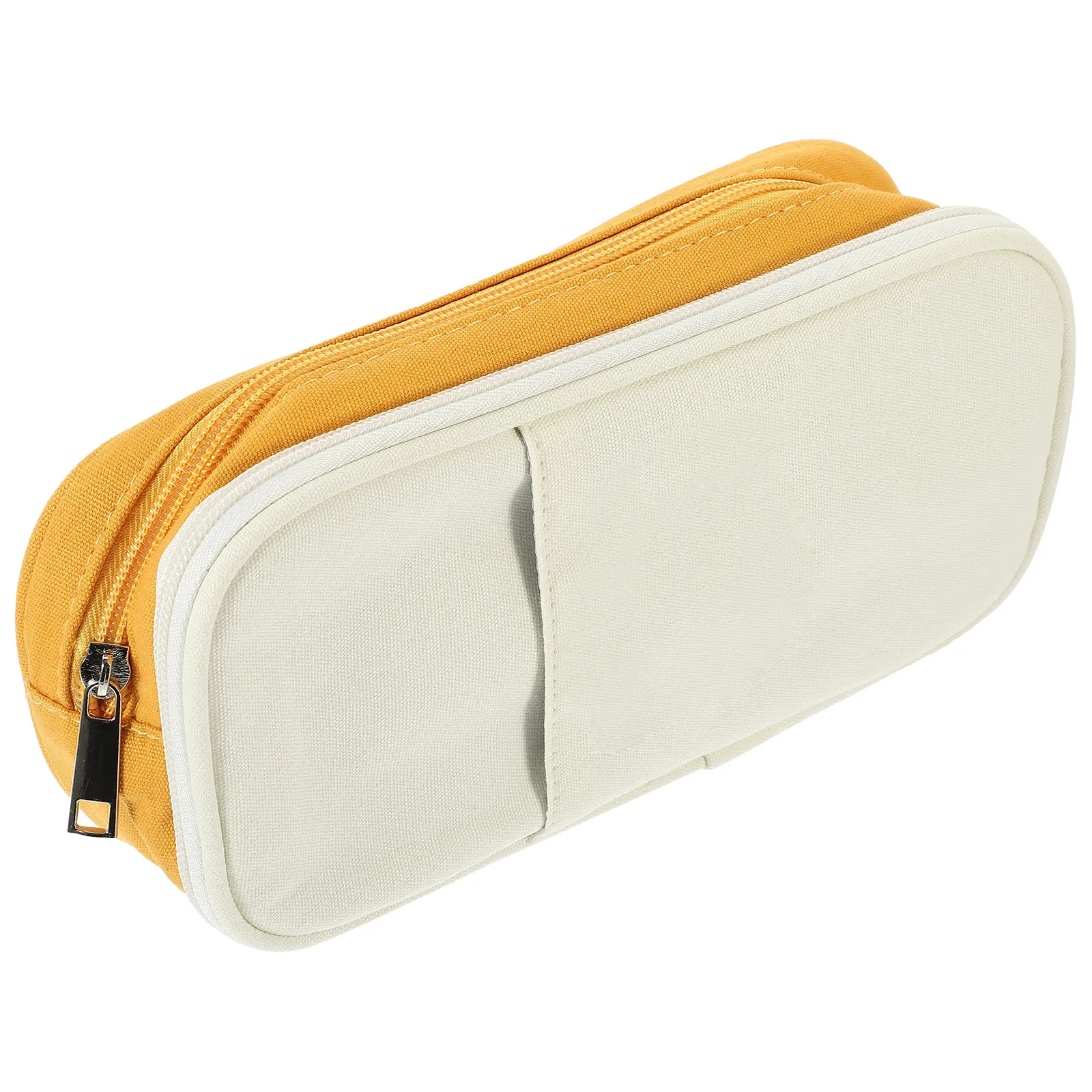 Heavy Duty Large Capacity Pencil Pouch Canvas Material Smooth Zipper Closure Student Teacher Office Pen Storage Bag Cute Lovely