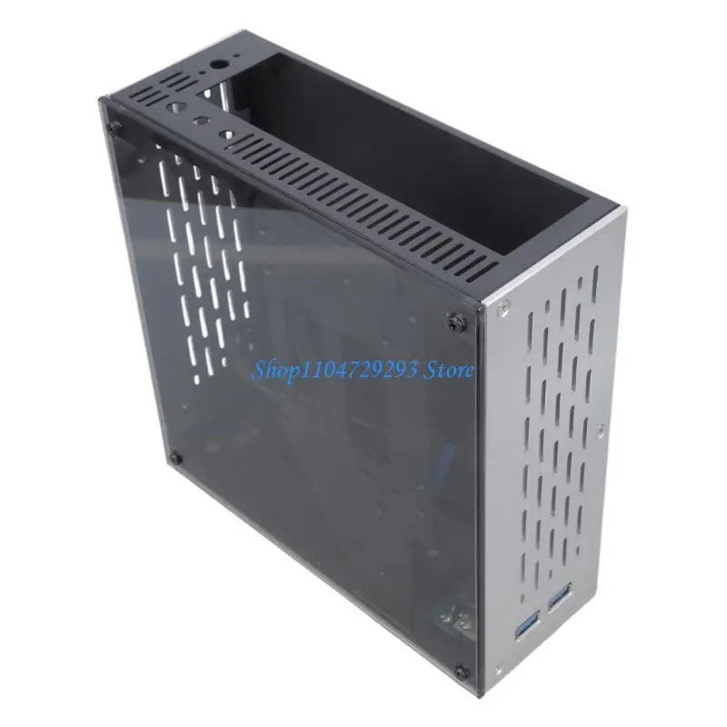 Y2GD ITX Mini Computadora para Case Auminum/ Vidry Chaule Home Cafet Box Game Game PC Cachoson CHASIS PEQUEÑO