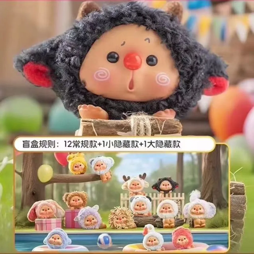 

New Oyo Bear Mini Animal Crawling Series Blind Box Doll Toys Trendy Toy Figurine Collections Ornament Toy Girl Gift Genuine