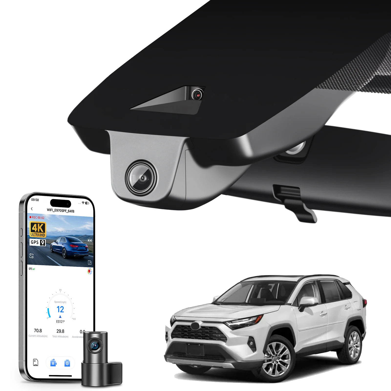 4K Dash Cam Fit For…