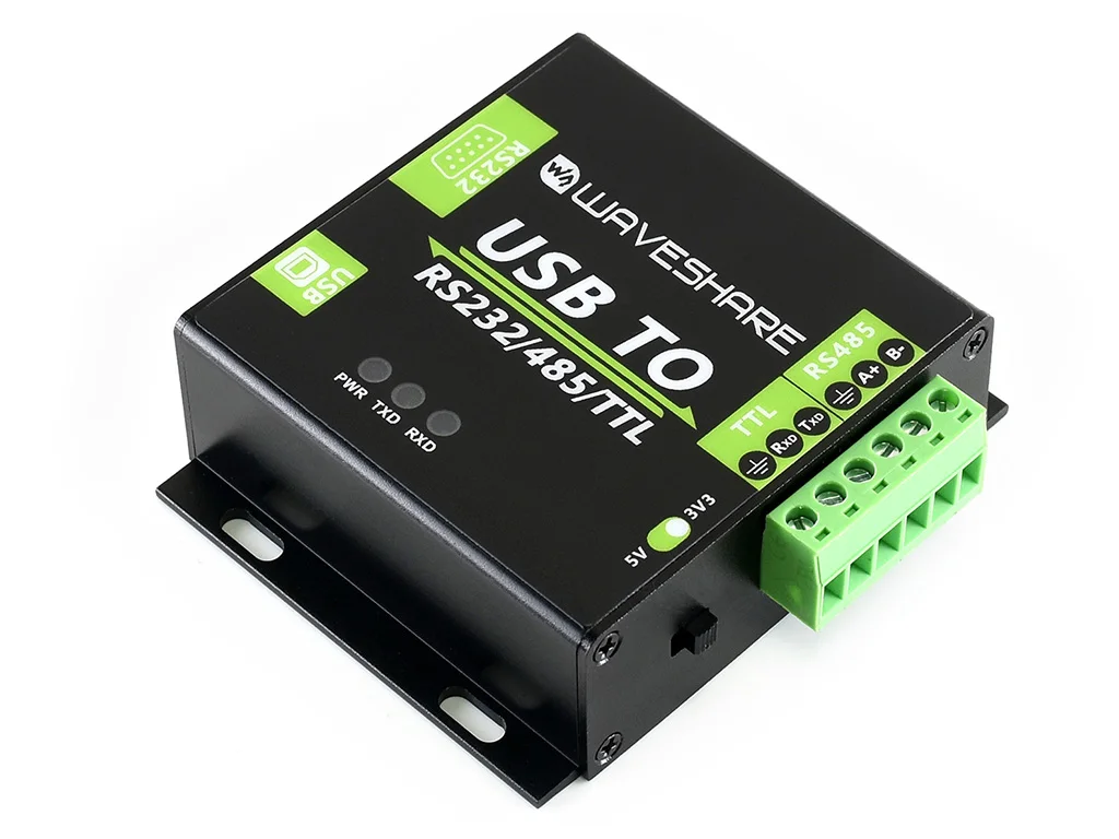 

Industrial Grade Isolated USB Converter,USB TO RS232/485/TTL,FT232RNL/CH343G Controller,Industrial Isolation