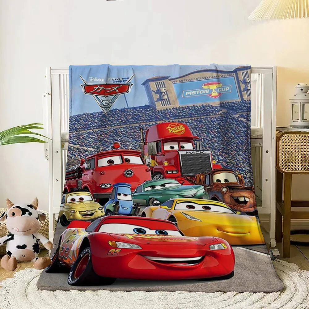 

Cars Cartoon Printed Flannel Thin Blanket.King Size Four Season Blanket.for Sofa,Beds,Living Rooms,Travel Picnic Blankets Gifts