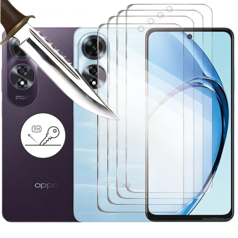 2 pezzi di pellicola in vetro temperato per Oppo A60 Full Cover Screen Protector vetro protettivo per OppoA60 A 60 5G oppoa60 vetro temperato