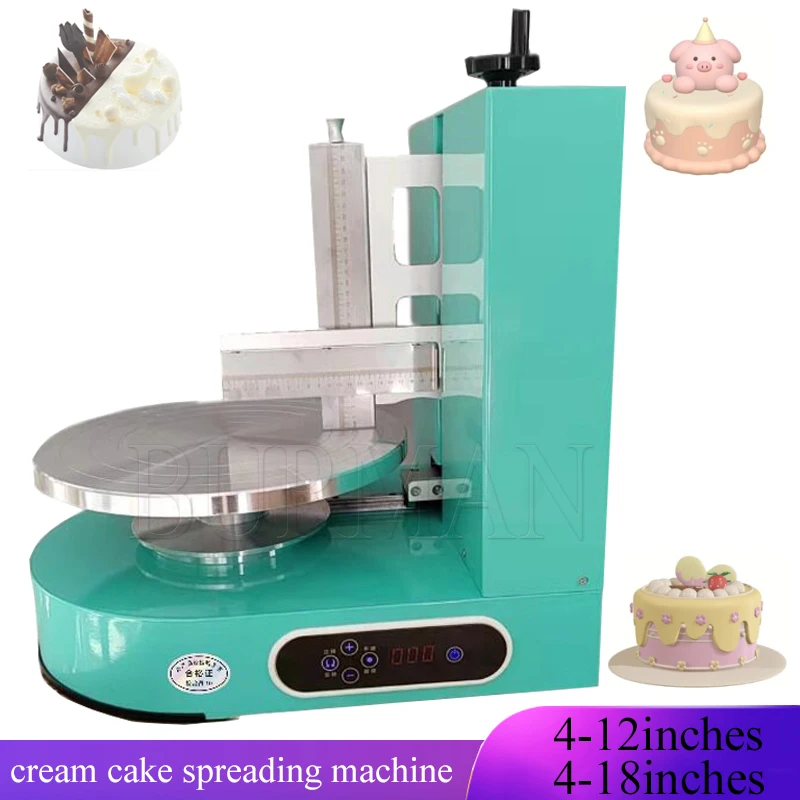 Automatic Cream Decoration Spreader Smoothing Machine Bread Cake Cream Spreading Electric Coating Filling Machine