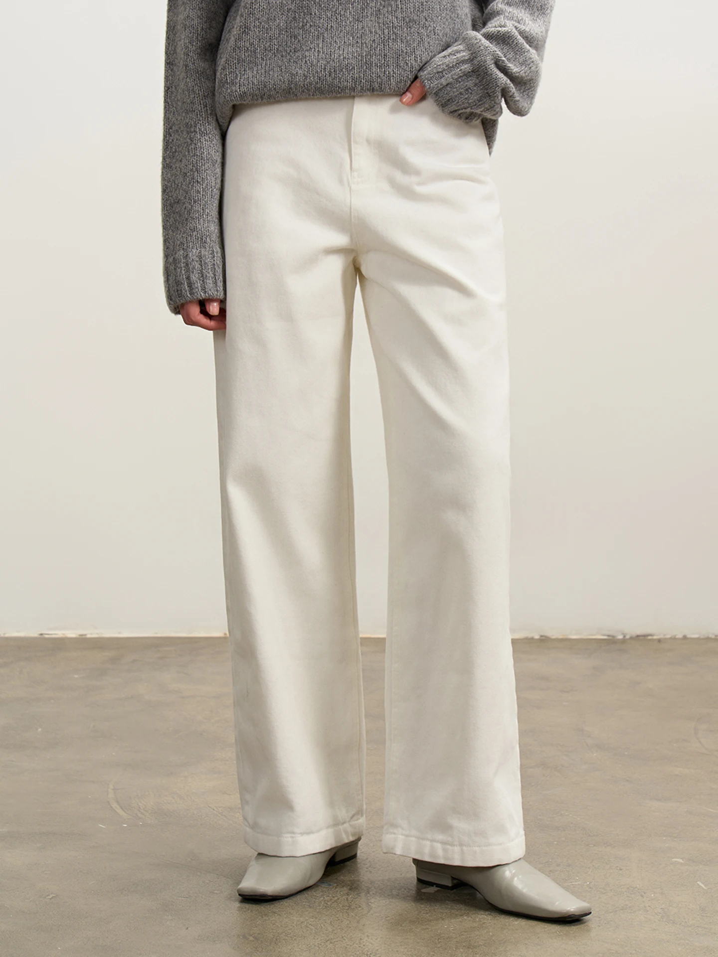 

Женские джинсы LUR с высокой талией, свободного кроя, повседневные, утепленные шерстью, зимние, новые, из чистого хлопка, теплые брюки