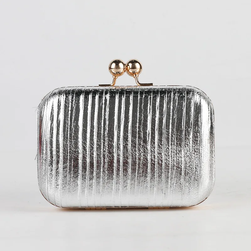 Bolso de diseñador dorado, bolsos pequeños de lujo para Mujer, bolsos de verano, Elegante PU brillante, bolsos cruzados elegantes, cartera para Mujer 2025