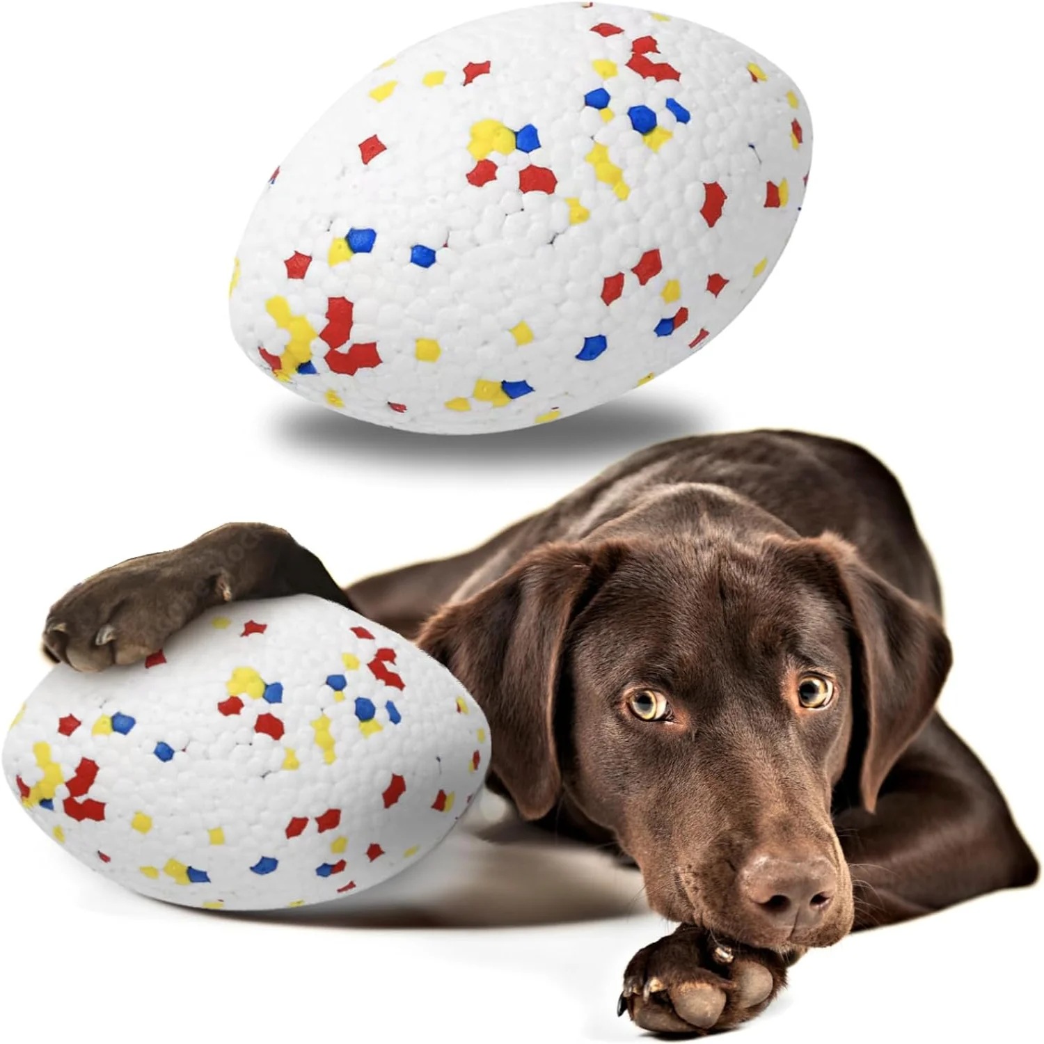 

Extremely Sturdy Extra-Large Dog Balls for Aggressive Chewers - Ideal Fetch Toy
