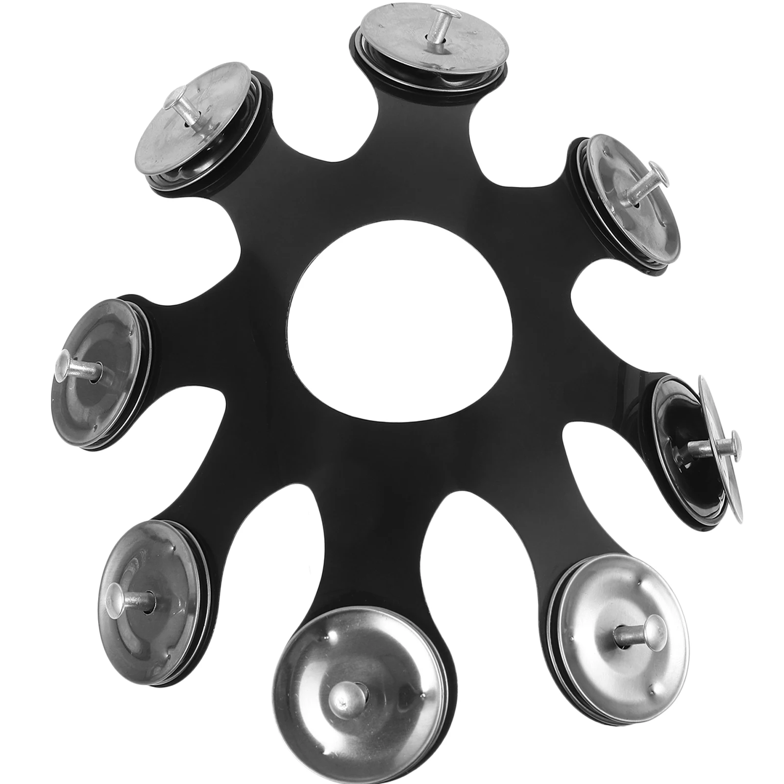 

Tambourine for Adults Rings and Cymbals Drum Hihat Accessory Stainless Steel Child