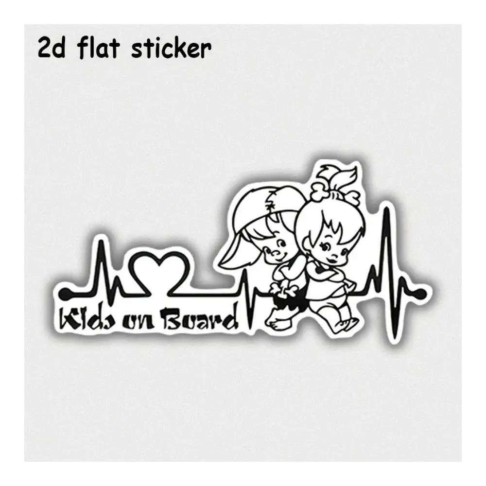 Kids On Board Design Waterproof Decal For Laptops, Cars, Motorcycles, Water Bottles & Smooth Surfaces