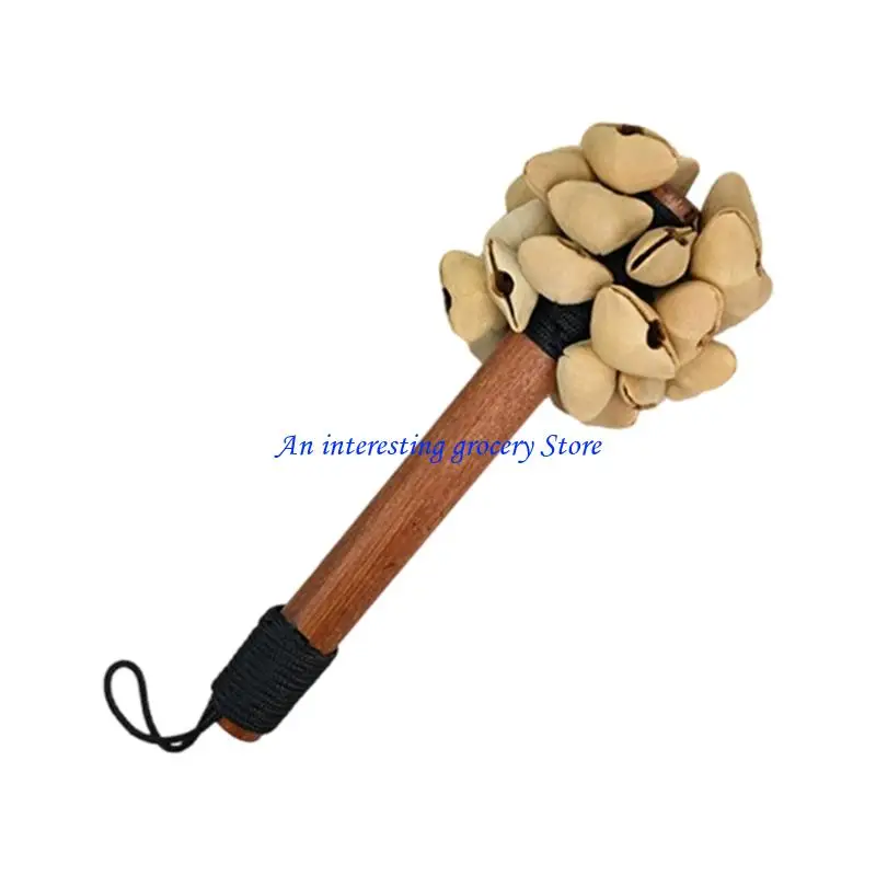 652D Traditionelles hölzernes Rhythmus-Glockenspiel-Werkzeug. Organischer tragbarer Geräuscherzeuger aus Holz für geistige und – Detail 9