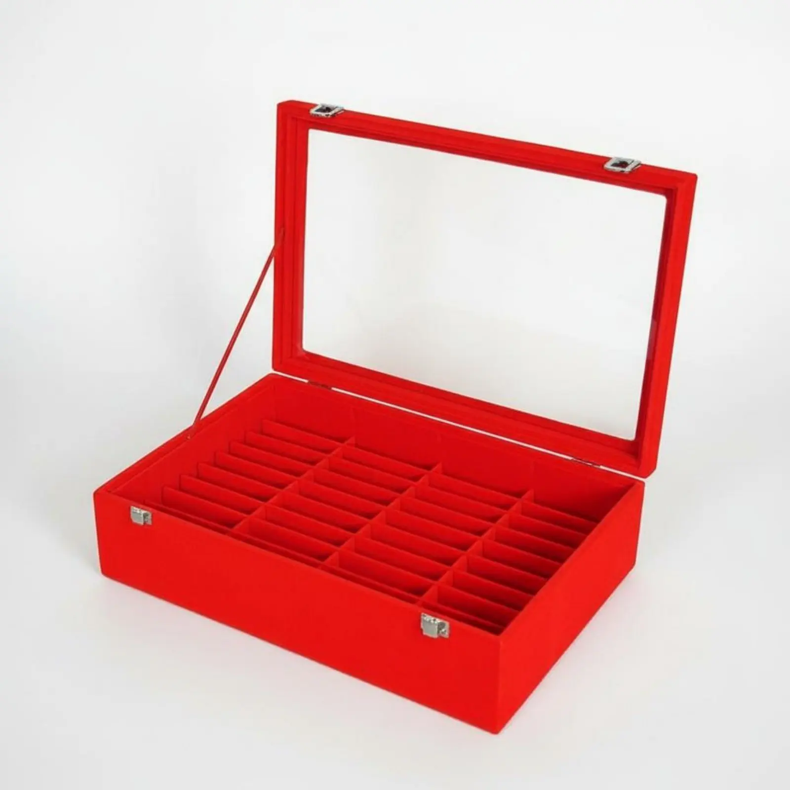Bracelet Organizer Box Large Capacity Glass Lid Bracelet Box Sturdy Construction