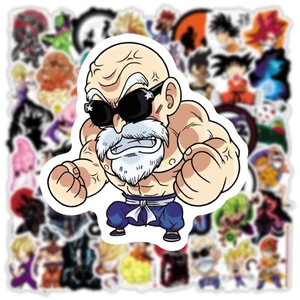 10/30/50 buah Stiker Tahan Air Klasik Dragon Ball untuk Stiker Kartun Anak-anak yang Menyenangkan Paket Stiker Vinil Laptop Sepeda Mobil Dekoratif 10 stiker mobil dragon ball penjualan terbaik - №