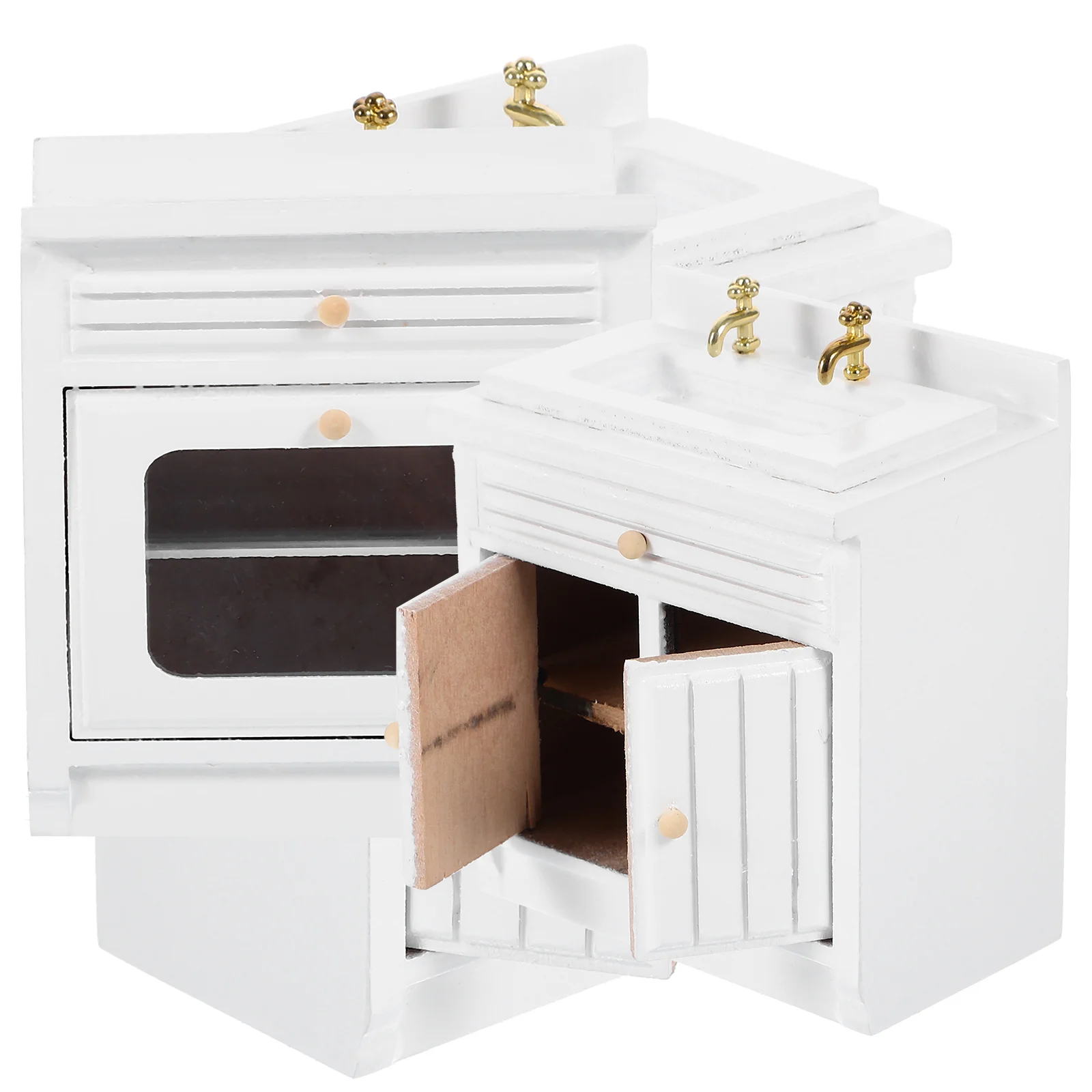 Mini Keuken Accessoires Huis Meubels Wastafel Modellen voor Gootsteen Miniatuur Baby Speelgoed