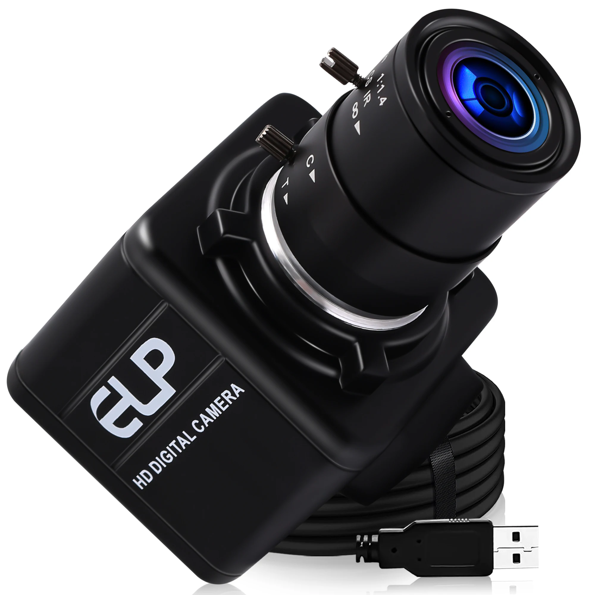 ELP 120fps 800P 210fps 480P Global Shutter USB Camera with 5-50mm