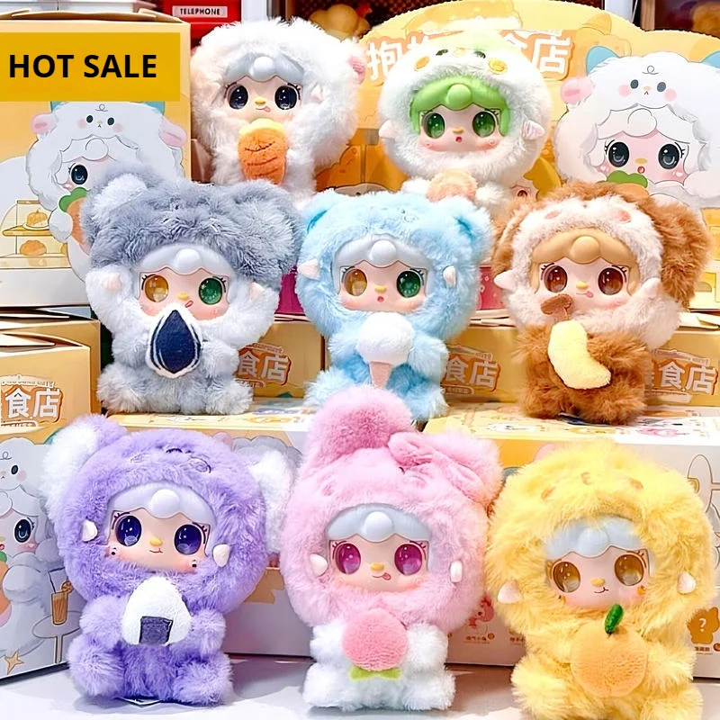 

Authentic Yooki Series 10 Blind Box Hug Hug Food Shop Cute Plush Doll Bag Charms Collectible Stuffed Toy Gift For Kids And Girls