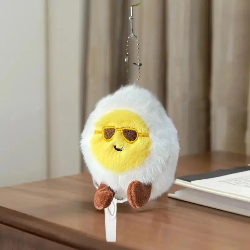 ميلاد سعيد ظلال البيض محشوة أفخم المفاتيح مضحك عروسة كارتون حقيبة قلادة الملحقات حقيبة مدرسية سحر الهدايا #2