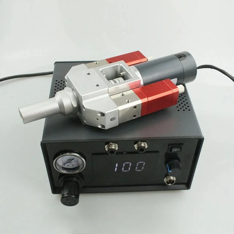 Electric Stirring AB Glue Dispensing Valve with Back Suction, Anti-Drip Metal Mixing Dispenser Valve
