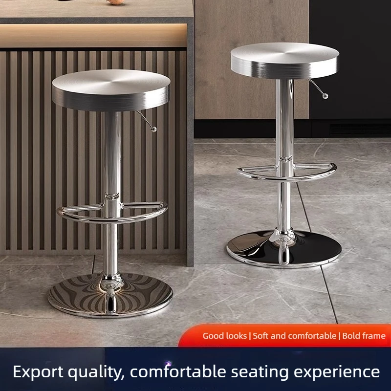

Stainless steel bar chair high stool rotating bar chair lift stool checkout page high chair front desk bar stool