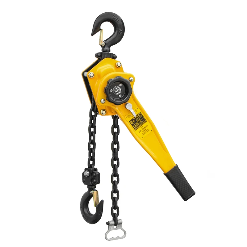

0.75/1/1.5/2 Ton Portable Hand Wrench Manganese Steel Hook Hand Chain Hoist Crane Wire Tensioner Manual Traction Hoist