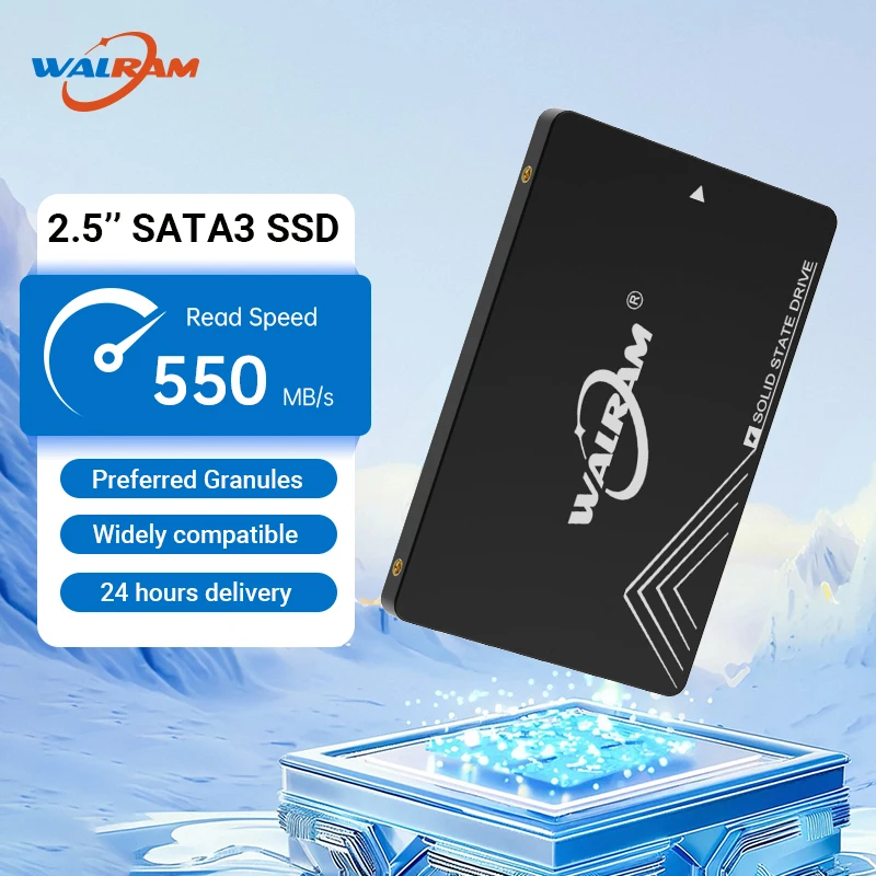 WALRAM 1TB SSD 512GB 2.5 SATA3 SSD 128GB 120GB 2TB 500GB 480GB כונן קשיח למחשב נייד 240GB 256GB כונן קשיח פנימי SATA 3 למחשב שולחני