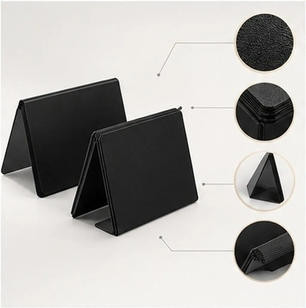 10Pcs Acrylic Table Signs Wedding Seating Stand Dry Erase Board Desk Name Plates Reusable Table Number Holders for Party Decor