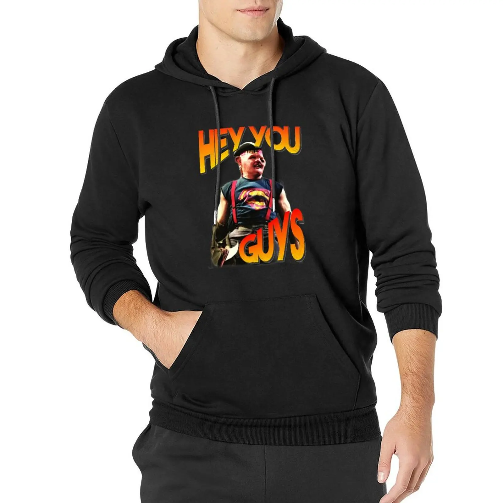 

Пуловер с капюшоном Hey You Guys Sloth Goonies, мужская одежда, мужская толстовка, мужская одежда с капюшоном