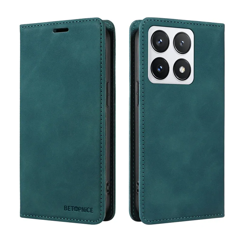 Anti-thef Phone Case For Xiaomi 14T 13T 11T 14 Pro Mi14T Mi14 14TPro 14Pro 2024 Capa Wallet Flip Card Holder Coque Leather Cover